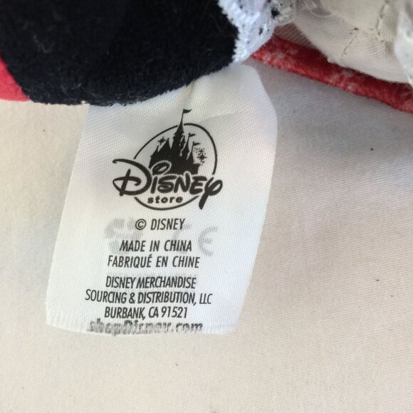 Disney Store Minnie Mouse 9" Christmas Plush Snowman Shirt Stuffed Toy - Picture 5 of 6